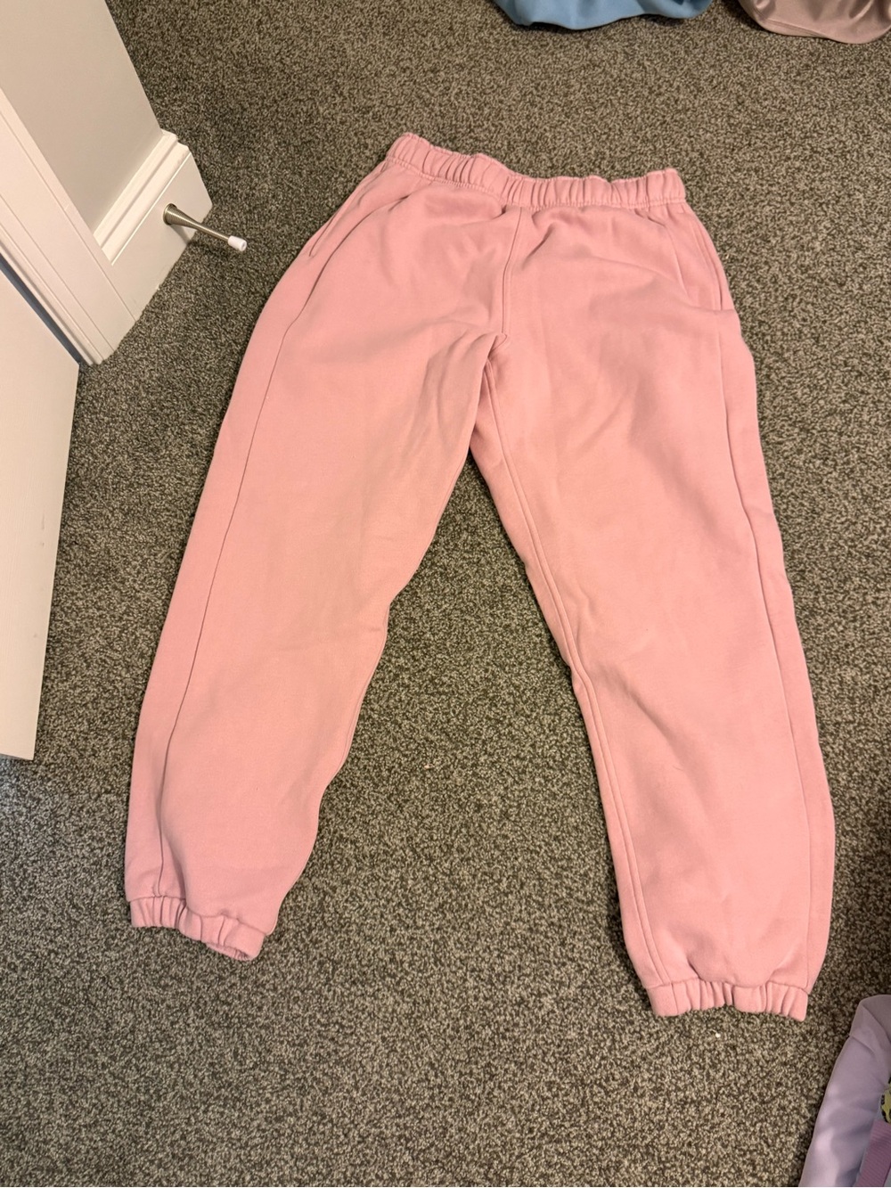 Lululemon Pink Fleece Jogger Sweats